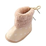 Schuhe 1 Jahr Junge Booties Schnee Baby Stiefel wärmende Schuhe Säugling Jungen weiche Kleinkind Babyschuhe Damen Geschlossen