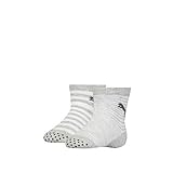 PUMA Unisex-Baby ABS (2 Pack) Socks, Grey Melange, 15-18 (2er Pack)