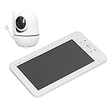 Septpenta Baby Monito, Zwei Wege Audio Smart Babyphone mit 7 Zoll 1024 X 600 Bildschirm, 960 Fuß Langstreckenübertragung Video Babyphone mit Temperaturerkennung für Ältere Babys und Haustiere(EU)