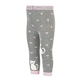 Sterntaler Baby - Mädchen kat Leggings, Hellgrau Mel., 86 EU
