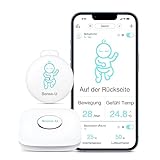 Sense-U Smart Baby Monitor 3: Echtzeit Benachrichtigungen für Bauchbewegungen, Schlafposition, Lagetemperatur und Luftfeuchtigkeit - jederzeit und überall - Babyphone mit Basisstation
