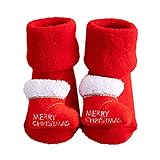 wueiooskj 1 Paar Weihnachten Baby Socken Festival Kleinkind Anti Rutsch Socken Bequeme Jungen, Typ 4