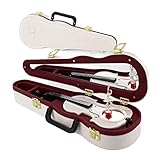 YOOPKA Spieluhr Geigen-Spieluhr-Aufbewahrungsbox Für Musikschmuck Für Mädchen Mit Spin-Ballett-Tänzerin Für Geburtstag Spieluhren Mädchen (Blue : White, Size : 15.5 * 5 * 10cm)