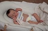 Zero pam Reborn Baby Junge 20 Inch 50cm Lebensecht Reborn Baby Vollslikon Vinyl Poseable Waschbar Realistische Silikon Baby Junge Echte Puppe Für Kinder