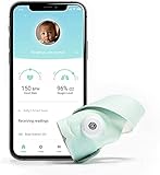 Owlet Smart Sock Babyphone - Baby-Socke mit Pulsoximeter Funktion - Überwachung von Puls, Herzfrequenz und Sauerstoff - Anzeige in Basisstation und App, Mintgrün