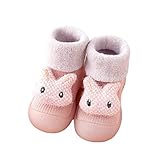 LZPCarra Kinder Schuhe 24 Junge Babyschuhe Warme Winter Cartoon Babyschuhe Babyschuhe mit weicher Sohle Babyhausschuhe 12 24 Monate