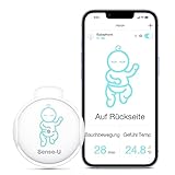 Sense-U Smart Babyphone, Bewegungsmonitor, verbindet Sich direkt mit Ihrem Smartphone und verfolgt die Bauchbewegung, Schlafposition und Gefühlstemperatur Ihres Babys