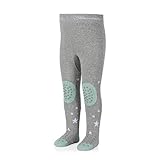 Sterntaler Unisex Baby Krabbelstrumpfhose Stanley Strumpfhose, Silber Mel., 86-92