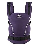 manduca FIRST Babytrage   Baby- und Kindertrage mit Rückenverlängerung & ergonomischen Hüftgurt für Kinder von 3,5 bis 20kg (One Size, Purple)