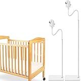iTODOS Baby-Monitor-Bodenständer für Baby-Optik DXR-8 Pro, Motorola, Arlo, VAVA, Eule, Vetch Baby-Monitor, hält das Baby von Berührungen fern, mehr Sicherheit