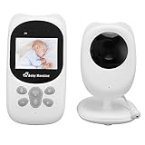 Video-Babyphone, 2,4-Zoll-Display, 150 M Reichweite, Zwei-Wege-Gespräch, Klarer Ton, Temperaturüberwachung, Babyphone-Kamera für den Außenbereich (EU-Stecker)