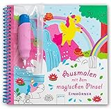 Ausmalen mit dem magischen Pinsel. Einhörner: Malbuch mit Wassertankpinsel für Kinder ab 3 Jahren