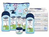 Bübchen Babypflege-Starterset 7-teiliges Pflegeset für Neugeborene mit praktischer Tasche, 1er Pack (7 Produkte)
