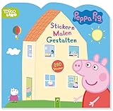 Peppa Pig Stickern Malen Gestalten: Mit 250 tollen Stickern: 250 Sticker