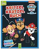 PAW Patrol Kritzel-Kratzel-Buch für Kinder ab 5 Jahren: Auskratzmotive mit tollen Farbeffekten. Kratzbuch mit Bambus-Stick