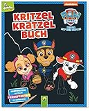 PAW Patrol Kritzel-Kratzel-Buch für Kinder ab 5 Jahren: Auskratzmotive mit tollen Farbeffekten. Kratzbuch mit Bambus-Stick