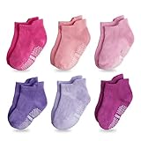 FUTURE FOUNDER Antirutschsocken Baby Stoppersocken Kinder 6 Paar Baby Socken ABS Antirutsch Socken Kinder Krabbelsocken Babysocken Rutschfest für 0-36 monate Kleinkind Mädchen Junge