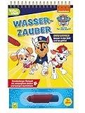 PAW Patrol Wasserzauber - einfach mit Wasser malen!: Malbuch mit Wassertankstift für Kinder ab 3 Jahren