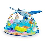 Bright Starts, Disney Baby, Findet Nemo Spieldecke mit Spielbogen, Lichtern und 20+ Minuten Melodien und Musik, Spielmatte mit abnehmbare Spielzeuge, ab der Geburt