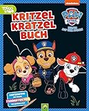 PAW Patrol Kritzel-Kratzel-Buch für Kinder ab 5 Jahren: Auskratzmotive mit tollen Farbeffekten. Kratzbuch mit Bambus-Stick