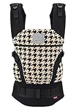 manduca FIRST Babytrage   Baby- und Kindertrage mit Rückenverlängerung & ergonomischen Hüftgurt für Kinder von 3,5 bis 20kg (Pepita Black)