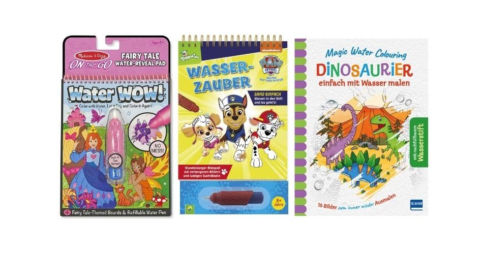 Wassermalbücher für Kinder